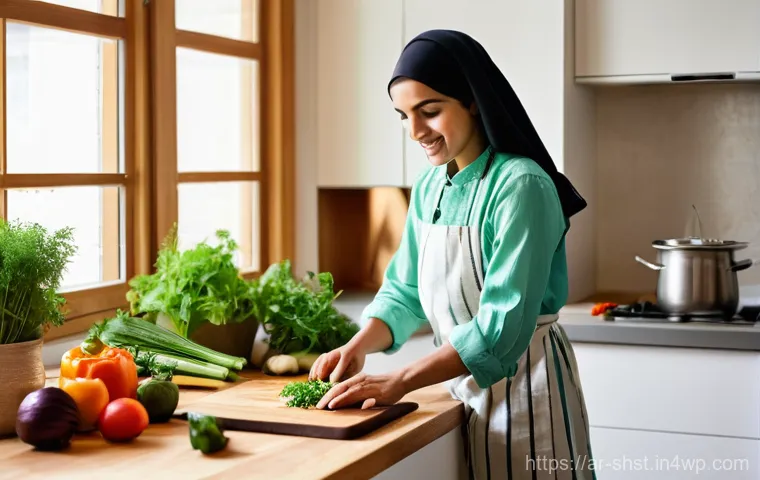 제철 재료를 활용한 친환경 요리법 - **Prompt:** A vibrant, sunlit scene at an authentic outdoor farmers market in a bustling Arab city. ... 제철 재료를 활용한 친환경 요리법 - **Prompt:** A vibrant, sunlit scene at an authentic outdoor farmers market in a bustling Arab city. ...